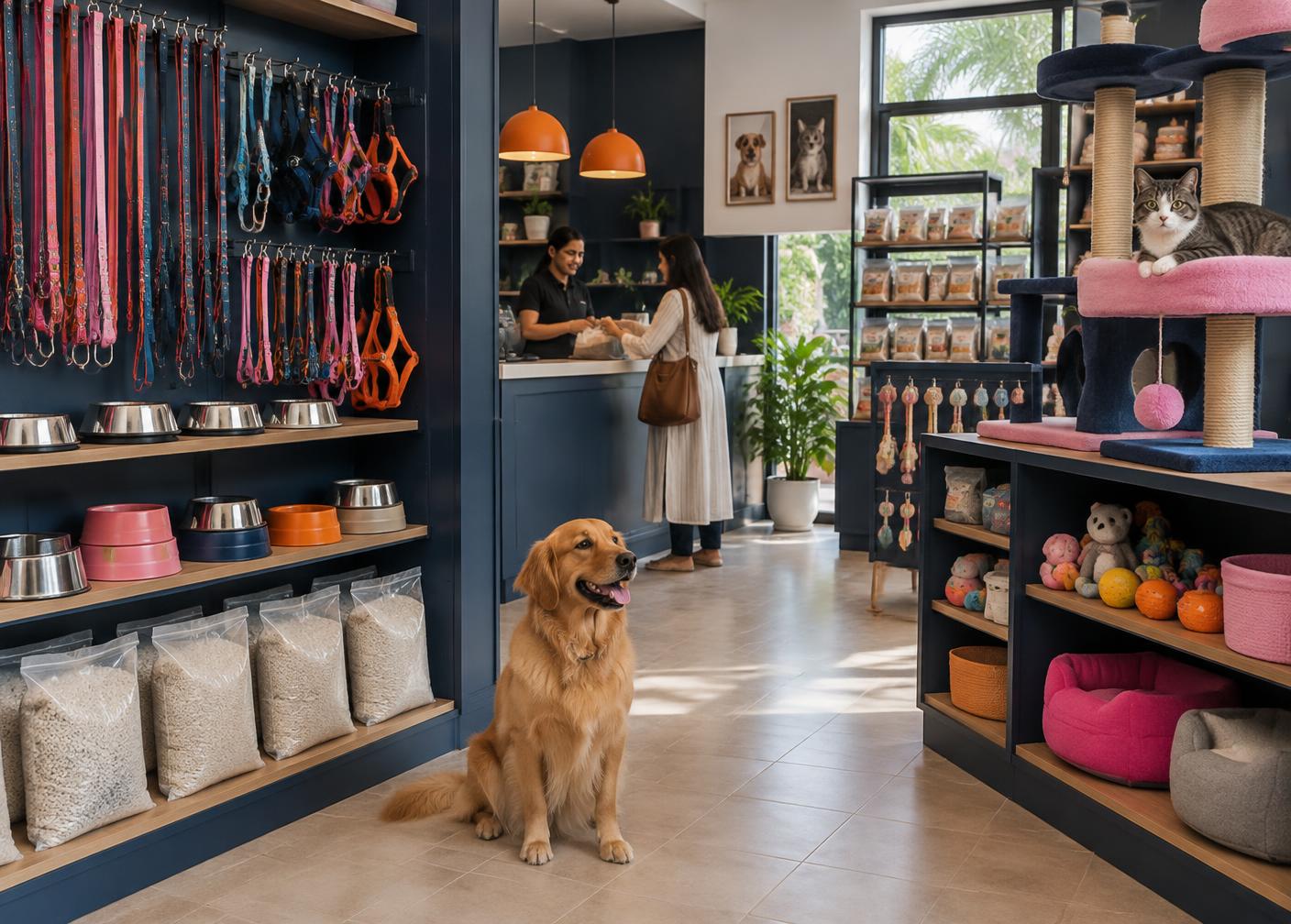 Pet accessories and everyday essentials for cats and dogs